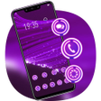 Programikonen: Colorful theme Purple lum…