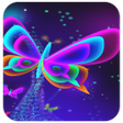 Programikonen: Neon Butterfly Wallpaper …