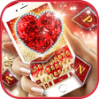 Programikonen: Golden Red Luxury Heart K…