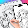 プログラムのアイコン：AR Drawing: Sketch  Paint…