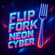 Иконка программы: Flip Fork Neon Cyber