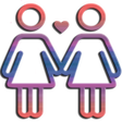 プログラムのアイコン：Lesbian Chat - Girls App
