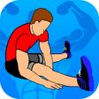 Symbol des Programms: Stretching Exercises