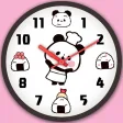 Analog Clock Mochi Mochi Panda