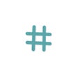 プログラムのアイコン：HashtagBook copy  paste