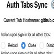 Auth Tabs Sync