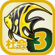 Ícone do programa: ビノバ 社会-小学生3年生- 地図記号や生活をドリ…