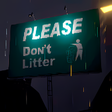プログラムのアイコン：Please don't litter