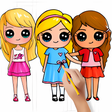 Symbol des Programms: How to Draw Cute Girls  D…
