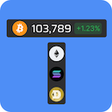 أيقونة البرنامج: Tickers Bar - Crypto Pric…