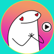 プログラムのアイコン：Animated Stickers for Wha…