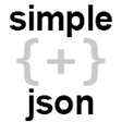أيقونة البرنامج: Simple JSON Formatter
