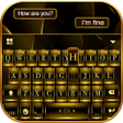 Programikonen: Black Gold Glow Theme