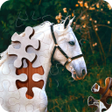 أيقونة البرنامج: Jigsaw Puzzle Horses Edit…