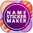 Programikonen: Name Sticker Maker - Crea…