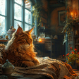 Icon of program: Cat Fireplace Live Wallpa…