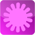 Ikona programu: Purple Flower Theme by Mi…