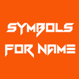 Icoon van programma: Symbols For Name