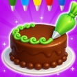 أيقونة البرنامج: Cake Maker Kids Cooking G…