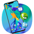 程序图标：Colorful flow blue theme …