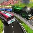 Mercedes Bus vs Train Racing :