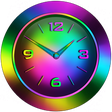 Icon of program: Free Neon Rainbow Clock W…