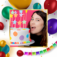 Icoon van programma: happy birthday cards with…