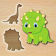 プログラムのアイコン：Dinosaurs - Puzzles for K…