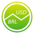 ไอคอนของโปรแกรม: Brazilian Real To US Doll…
