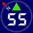 プログラムのアイコン：Compass 55. Map  GPS kit.