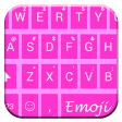Emoji Keyboard TilesPink Theme