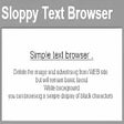 Icon of program: SloppyTextBrowser