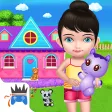 My Baby Doll House - Tea Party  Cleaning Game