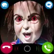 Creepy chucky Doll Video call