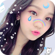 Иконка программы: Live Face Sticker Sweet C…
