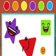 Icoon van programma: Cute Shapes Paint Game