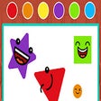 Cute Shapes Paint Game