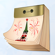 Russian Tear-off calendar icon