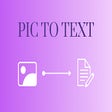 Icoon van programma: Pic to Text