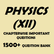 Physics (12th) - Chapterwise Important Questions