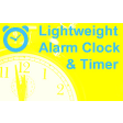 Lightweight Alarm Clock, Timer & Countdown