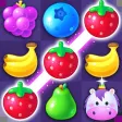 プログラムのアイコン：Fruit Merge: Link Match 3…