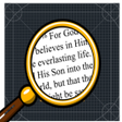 Ikon program: Magnifying Glass Text Zoo…