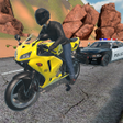 Motorcycle Driving: Cop Chase