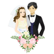Programikonen: Wedding Stickers