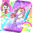Icoon van programma: Unicorn zipper lock scree…