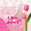 Icono de programa: Apology and sorry message…