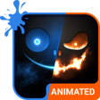 أيقونة البرنامج: Ice  Fire Animated Keyboa…