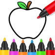 プログラムのアイコン：Toddler Coloring Book For…