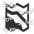 Programikonen: Land Area Converter